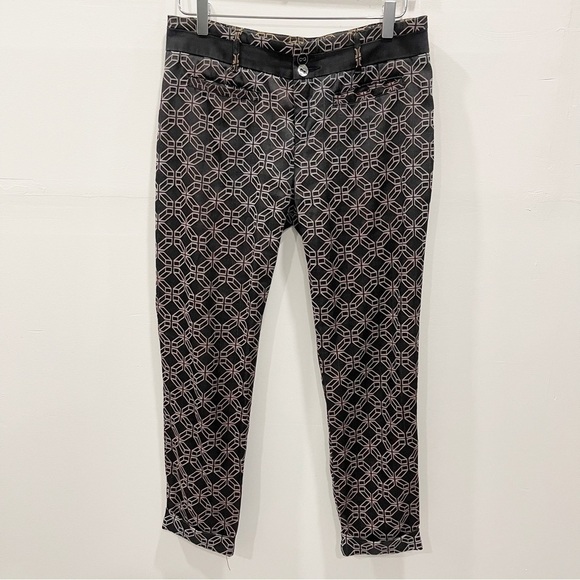 Anthropologie Cartonnier Printed Charlie Ankle Pants Size 6 - Picture 1 of 9